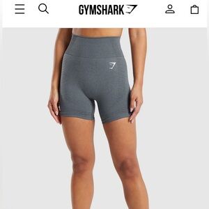 Gymshark Vital Seamless Shorts - Grey/Marl - Size S